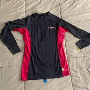 O Neill "Wavelines" : Skinz, Surf, Skate, Snow, 50 SPF, Grey, NWT